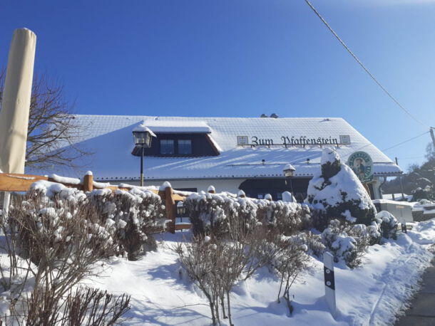 Winterzauber im Gasthaus zum Pfaffenstein